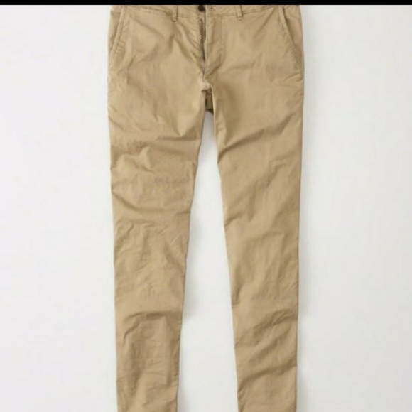 Abercrombie & Fitch men's flex super skinny stretch pant - Picture 4 of 6